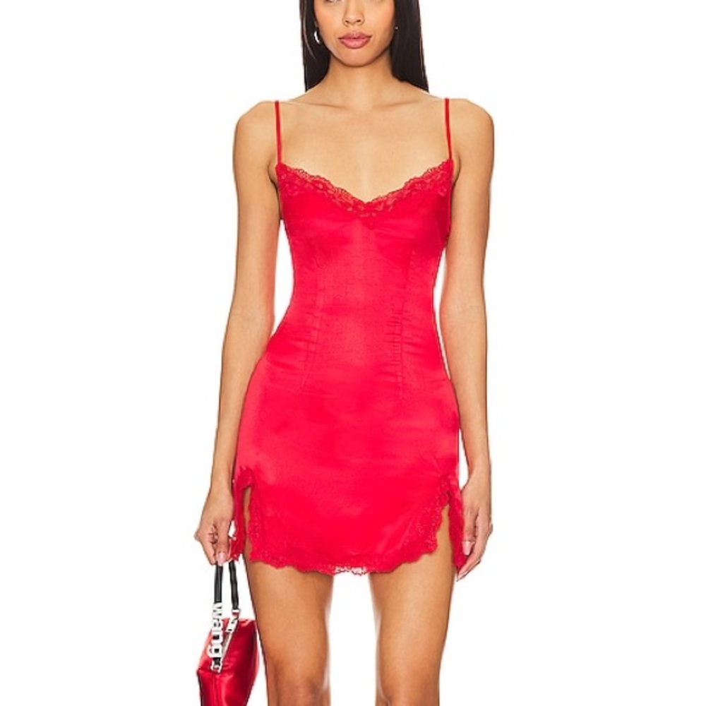 Red Slip Dress